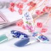 Flower Nail Art Stickers Spring Summer Nail Foil Transfer Decal Nail Art Decoration Floral Nail Design for Women Girls Manicure Decor 10 Sheets