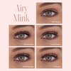 VLuxe Airy Mink False Eyelashes, 100% Real Mink Fake Eye Lash, Lightweight Superfine Clear Band for Natural Look, Classic Styles, Easy Apply & Comfort (Lucid Dream)