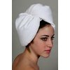 Eurow Microfiber Hair Towel Turban Wrap - White - 1 Pack