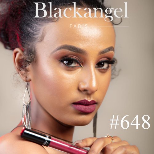blackangel Super Stay Matte Liquid Lipstick, Red Wine+Red Purple Color, Longwear and Waterproof, Highly Pigmented Lipstick for Women (#921+ #648)