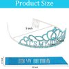 GAFATORY Birthday Sash Blue It's My Birthday Sash and Crown Birthday Girl Sash Birthday Crown Gift Party Decorations for Women Girls