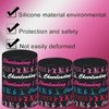 PIBIPAID 48 Pcs Cheer Party Favors Rubber Bracelets Silicone Wristbands,Cheerleading Party Favors Supplies Decorations for Cheer Team and Cheerleaders