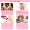 HayZBao Electric Foot File - Callus Remover for Feet,Professional Pedicure Tool for Dead Skin and Calluses,Adjustable Speed Foot File with 60 Pcs Sandpaper Discs - Pink