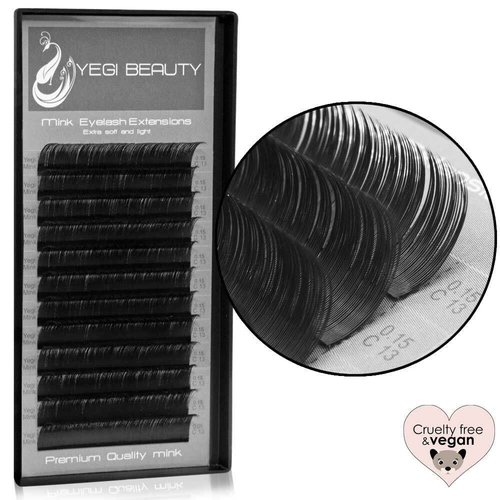 Mink Lashes (Vegan) | 0.20 B 6mm-9mm (Mix Tray)