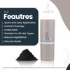 Cheio - Hair Thickening Fibers - 27.5g - Level 1 (Black) - Keratin Fibers for Bald Spots & Thinning Hair for Men and Women - Covers Spots in Seconds - Quick Solution for Hair Loss