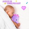 Fuzqq Baby Toys 0-6-12 Months,Infant Musical Stuffed Animals Soft Toy with Bright Colors,Crinkle Sound Paper, Multi-Textures & Rattles,Baby Newborn Toys for 0 3 6 9 12 Months Boy/Girls(Purple)