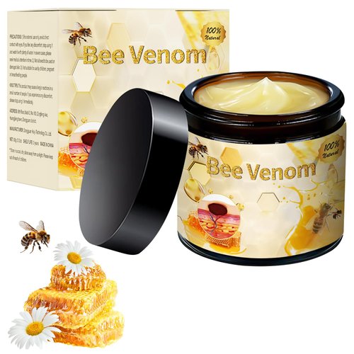 Bee Venom Cream, New Bee Venom Skin Treatment Cream, Professional Natural Bee Venom Repair Cream Gel, Bee Venom Skin Cream for All Parts of The Body (1 Pack)