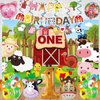 Farm Animals Theme Party Decorations One Number Balloons Farm Barn Animals Backdrop Banner Farmhouse Animals Decor Party Farm Animal Balloons 1st Birthday Party