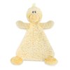 DEMDACO Daddles Duck Pale Yellow Children's Plush Rattle Blankie