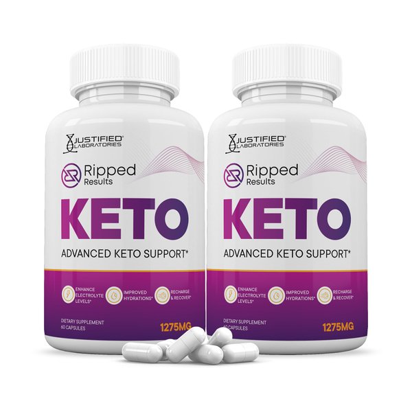 (2 Pack) Ripped Results Keto ACV Pills 1275MG Keto Support Blend Capsule Alternative to Keto ACV Gummies Formulated with Apple Cider Vinegar Extra Virgin Olive Oil Powder Green Tea Leaf 120 Capsules