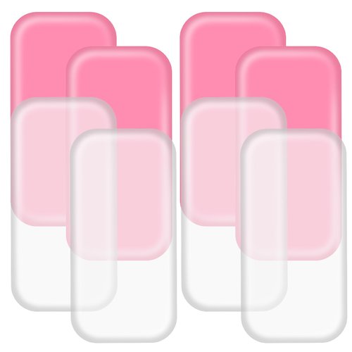 8 PCS Silicone Lash Pad, Silicone False Eyelash Holder Pads for Eyelash Extensions Loose Lash Rectangle Lash Grafting Gasket Pallet Reusable Eyelash Extensions Tools for Women Lash Extension Supplies