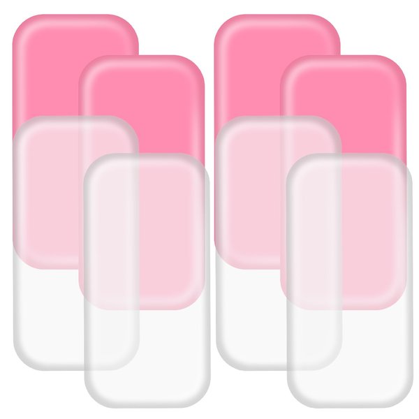 8 PCS Silicone Lash Pad, Silicone False Eyelash Holder Pads for Eyelash Extensions Loose Lash Rectangle Lash Grafting Gasket Pallet Reusable Eyelash Extensions Tools for Women Lash Extension Supplies
