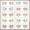 Christmas Eye shadow Tattoo Sticker, 20 pcs Temporary Eye Tattoo Makeup Transfer Stickers Xmas Women Eyeshadow Sticker