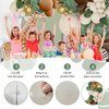 PERPAOL 148pcs Woodland Safari Jungle Wild One Balloon Garland Arch Kit Sage Green and Brown Sand white Balloons with Palm Leaves for Tropical Boho Birthday Party Supplies Baby Shower Decorations