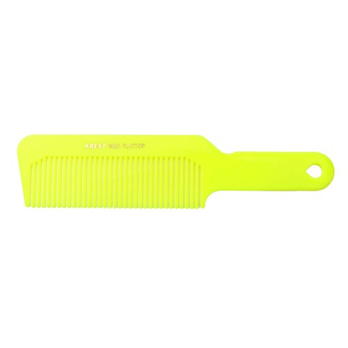 Hair Comb 8-3/4 Flattop Hair Cutting Comb. Barbers Hairdresser Comb. Model 9001. 3 Combs (Neon Yellow)