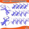 UpBrands 24 Pack PURPLE Super Stretchy Lizard Toys - Versatile Birthday Party Favors, Rubber Lizards for Kids, Reptile & Newt Toy, Stress-Relief Sticky & Purple Celebrations