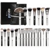 DUcare Professional Makeup Brushes set Panda Series Makeup Brush Set 31Pcs Kabuki Foundation Blending Face Powder Blush Concealers Eye Shadows With Leather Case Organizer
