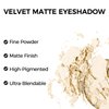 Erinde Single Beige Matte Eyeshadow Palette, High Pigment, Long Lasting, Intense Color, Neutral Nudes Naked Matte Pressed Powder Eye Shadow Palette