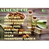 Sweet Almond Oil - Face Skin Hair Cold Pressed 16 oz Natural Pure Massage Extra Virgin Unrefined Premium Grade