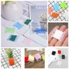 100 Pcs Plastic Floss Bobbin, Embroidery Floss Bobbins, Cross Stitch Embroidery Cotton Thread Embroidery Floss Thread Craft, Transparent Embroidery Thread Organize for DIY Sewing Craft