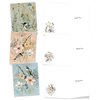 The Best Card Company Botanical Sketchbook - 20 Assorted Boxed Thank You Note Cards with Envelopes (4 x 5.12 Inch) - AM2819TYG-B2x10