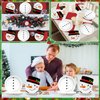 75 PCS Christmas Snowman Paper Plates and Napkins Winter Party Snowman Shape Disposable Plates Winter Holiday Theme Dessert Plates for Xmas Holiday Birthday New Year Party Favor Dinnerware Supplies