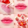 Hydrating Plumping Lip Gloss, Temperature Color Changing Long Lasting Moisturizing Lip Care Lip Oil Gloss, Transparent Nourishing Lip Plumper Oil for Women and Girls (3PCS)