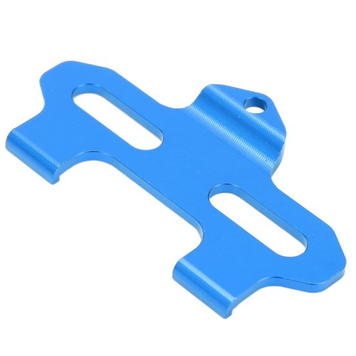 RC Car Battery Plate,Aluminum Alloy Battery Mounting Plate Tray Compatible with 76054?1 1/18 RC Truck (Blue) Model Car Accessories