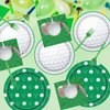 Rakuto Golf Party Plates Supplies - 96PCS Golf Birthday Party Decorations Golf Party Tableware Supplies Golf Party Decorations Golf Themed Disposable Paper Plates Napkins Forks Sets(24 Guests)