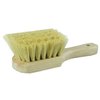 Weiler 44014 8" Utility Scrub Brush, White Tampico Fill, Short Handle, Wood Block