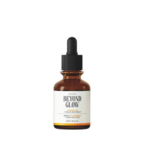 Avon Beyond Glow Vitamin C 6% + Ferulic Acid Serum | Clinically Tested for Radiance in 3 Days | Antioxidant Protection Against Environmental Stressors | 1 fl. oz.
