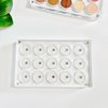 UDTIP New EMPTY Magnetic Eyeshadow Palette DIY Acrylic All Transparent Elegant Eye Shadow Makeup Palette 26mm*15 holes