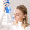 500ml Sinus Rinse and Nasal Irrigation, Nose Care Perfect for Cleaning Your Sinuses Nose Allergies, Colds, and General Hygiene for Adult & Kid BPA Free Nasal Wash Bottle Soothing Wash(Blue)