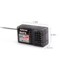 Radiolink R6FG 6 Channels 2.4GHz RC Receiver with Gyro, Surface Long Range Control RX for Vehicle Drifting/Crawler/Truck/Boat Works with Radio Controller RC4GS V3/RC6GS V3/RC4GS V2/RC6GS V2/T8FB/T8S