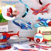 30 Pieces Airplane Hanging Swirls Decoration Airplane Party Supplies Airplane Foil Swirls Airplane Ceiling Whirls Airplane Spiral Streamers for Airplane Theme Party Baby Shower Birthday Party Favors