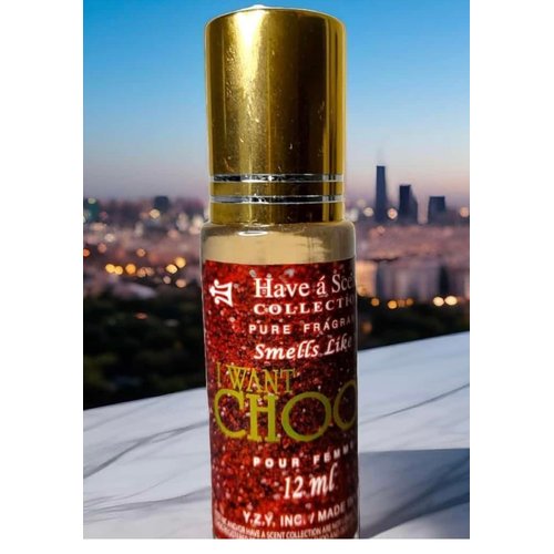 Have a Scent Pure Fragrance Oil, roll on body oil perfume Want Choco 12 ml.