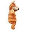 TIKSON Dog Toy Stuffed Animal Plush Squeaking Pet Toy Chew Puppies Orange Fox