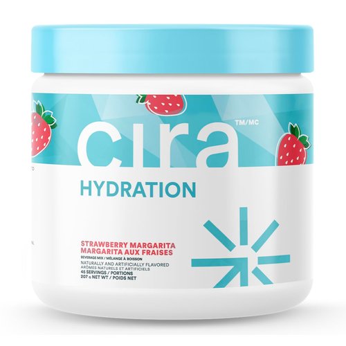 Cira Hydration Electrolytes Powder for Women - Electrolyte Drink Mix with Himalayan Salt for Dehydration Relief - 45 Servings, Strawberry Margarita
