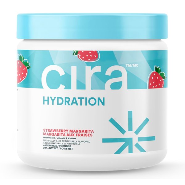 Cira Hydration Electrolytes Powder for Women - Electrolyte Drink Mix with Himalayan Salt for Dehydration Relief - 45 Servings, Strawberry Margarita