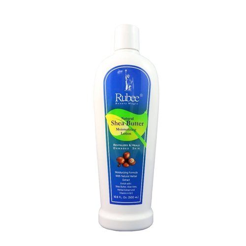 Rubee Body & Hand Lotion - Pack of 3 Non-Greasy Lotion for Women & Men - 16.9 oz.Shea Body Butter Lotion for Extremely Dry Skin - Vitamin E Moisturizer & Protectant