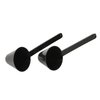 Chef Craft Classic Plastic Coffee Scoop, 1 Ounce 2 Piece Set, Black