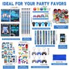 Sayglossy 251 Pcs Cool Video Game Party Favors Set Includes Gift Bags Pencils Notebook Sharpener Slap Bracelets Rings Keychains Tattoo Gaming Stickers Stamper Gamer Party Favors Birthday