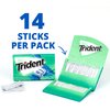 Trident Minty Sweet Twist Sugar Free Gum, 12 Packs of 14 Pieces (168 Total Pieces)