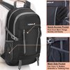 TOMULE light Hiking Backpack for Women,Lightweight Waterproof Backpack for Men,Daypack Travel Backpack for Women Black