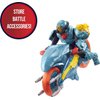 Masters of the Universe He-Man and The Action Figure + Vehicle Based on Animated Series, Articulated Battle Characters, Gift for 4 Years and Older