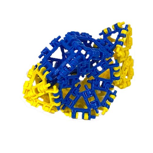 Incredibly Interconnectable Toys That Hinge Toy 82 Piece Green + Orange Set, Animal + More STEM Construction Toy Building Set