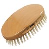 Kent MG3 Finest Men's Hair Brush & Beard Brush for Skin Care, Natural White Boar Bristle Brush for Mens Grooming, Scalp Brush, 360 Wave, and Beard Straightener For Men's Hair Care