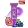 Moisturizer Lip Glowy Balm, Hydrating & Nourishing Repair Sleeping Lip Mask, Shine Glossy Finish Lip Oil, Day and Night Smooth Cracked Chapped Dry Lips, Lip Care Therapy Treatment for Women-4#Grape