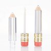 5 Pcs 5ml Empty Lip Gloss Tubes Transparent Pencil Shaped Lip Balm Vials Bottles Containers with Lip Brush for DIY Lipstick Lip Gloss Samples