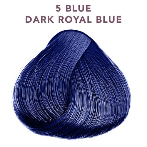 Satin | Bold Dark Royal Blue | Complete Hair Dye | Permanent and Semi-Permanent | Long Lasting | Vegan and Cruelty-Free